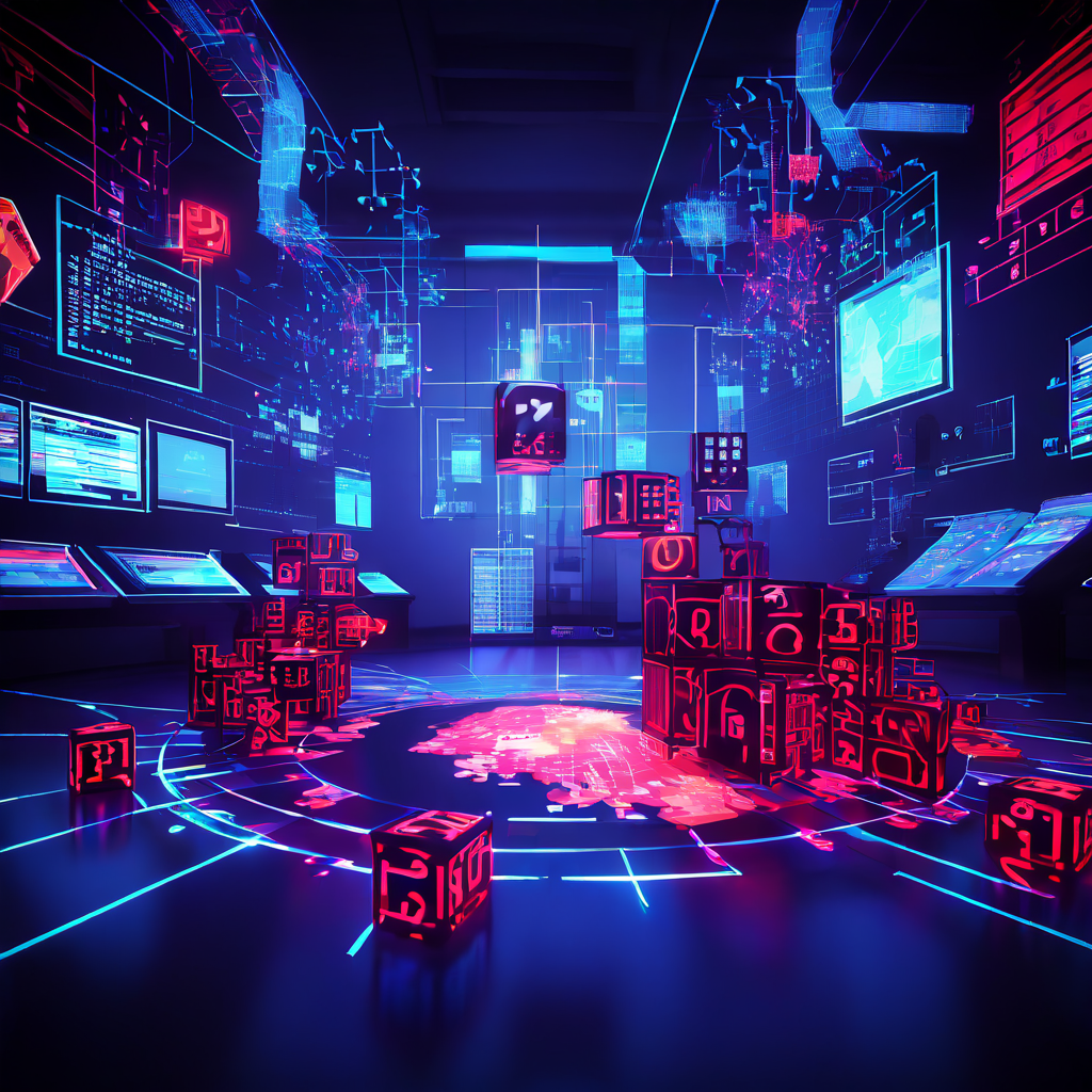 임상 진단 인터페이스를 배경으로 혼란스럽게 요동치는 확률 그래프와 조작 불가능한 주사위가 초현실적인 디지털 시뮬레이션의 오류와 통제 불능 상태를 강력하게 시각화한 이미지입니다.