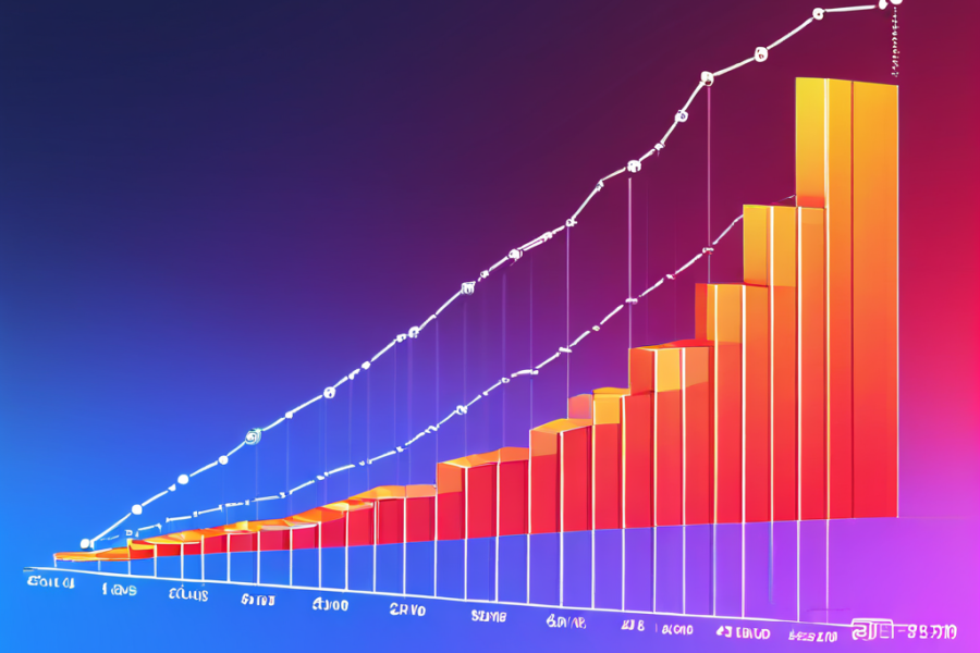 사용자 유지율이 감소하는 곡선과 서버 응답 시간이 증가하는 곡선이 하나의 타임라인에서 정반대로 움직이는 관계를 시각화한 데이터 그래프입니다.